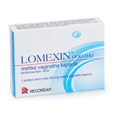 Lomexin 600 mg, mehke vaginalne kapsule