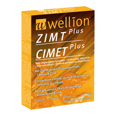 Wellion Zimt Plus, 30 kapsul
