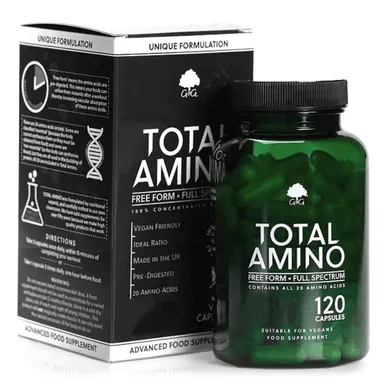 G&G Vitamins Total Amino kompleks 20 aminokislin, 120 kapsul
