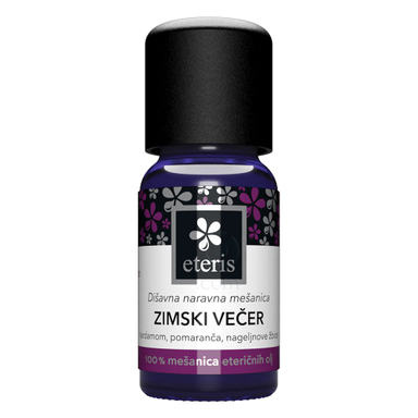 Dišavna naravna mešanica eteričnih olj Zimski večer, Eteris (10 ml)