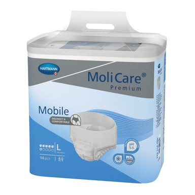 MoliCare Premium Mobile 6 Drops, inkontinenčne hlačke (velikost S) - 14 hlačk