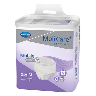 MoliCare Premium Mobile 8 kapljic, inkontinenčne hlačke - Small (14 hlačk)