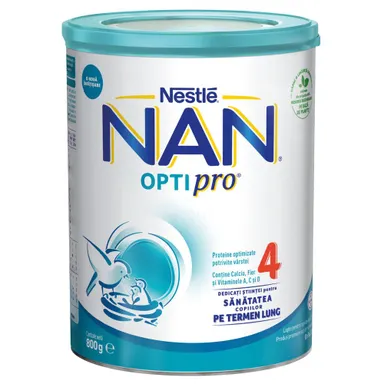 NAN Optipro 4, nadaljevalno mleko za majhne otroke (800 g)