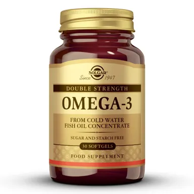 Solgar Omega-3 Double Strength, kapsule (30 kapsul)