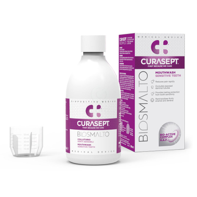 Curasept Biosmalto Sensitive, ustna voda (300 ml)