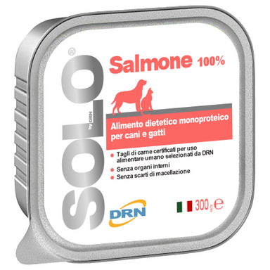 Solo Salmone, monoproteinska dieta za pse in mačke - Losos (6 x 300 g)