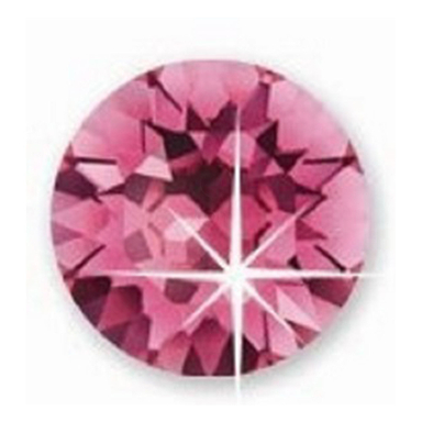Biojoux, uhani iz kirurškega jekla - Swarovski kristal - roza - BJT946 (2 uhana)
