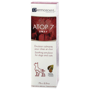Atop 7 Spray Dermoscent, pomirjujoča emulzija za pse in mačke - pršilo (75 ml)