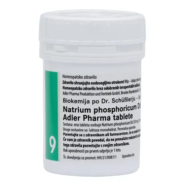 Schüsslerjeva sol št. 9 Natrium phosphoricum D6, tablete (400 tablet)