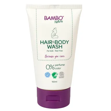 Bambo Nature, otroški gel za umivanje telesa in las (150 ml)