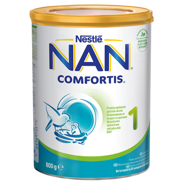 NAN Comfortis 1, začetno mleko za dojenčke od rojstva dalje (800 g)
