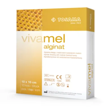 Vivamel, obloga z medicinskim medom 10 x 10 cm (10 oblog)