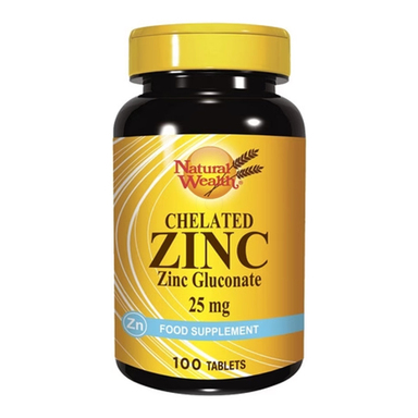 Natural Wealth kelirani Cink, tablete (100 tablet)