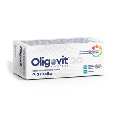 Oligovit Complex Galenika, filmsko obložene tablete (30 tablet)