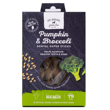 Go Native, dentalna spirala - buča in brokoli (150 g)