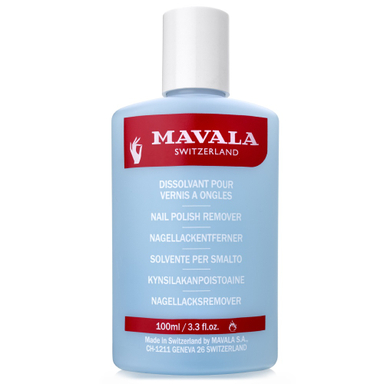 Mavala Nail Polish Remover Blue, odstranjevalec laka za nohte z acetonom (100 ml)