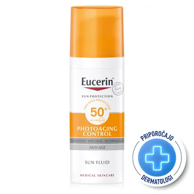 Eucerin Sun Photoaging Control, fluid za obraz - ZF50+ (50 ml)