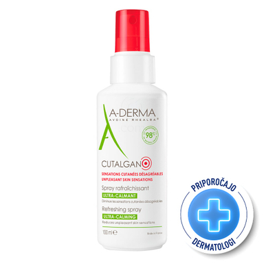 A-Derma Cutalgan, osvežujoče pršilo (100 ml)