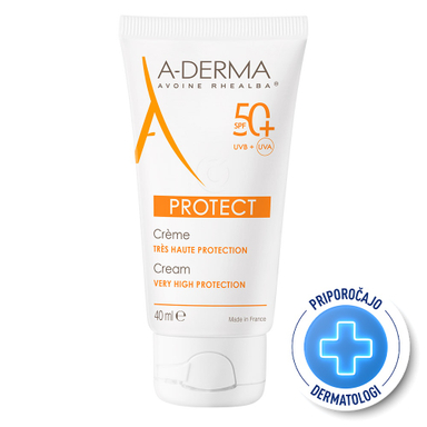 A-Derma Protect, krema za suho kožo - ZF50+ (40 ml)