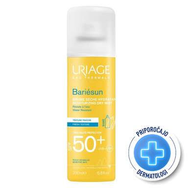 Uriage Bariesun Dry Mist, pršilo - ZF50+ (200 ml)