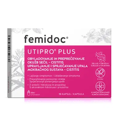 Femidoc Utipro Plus, kapsule (15 kapsul)