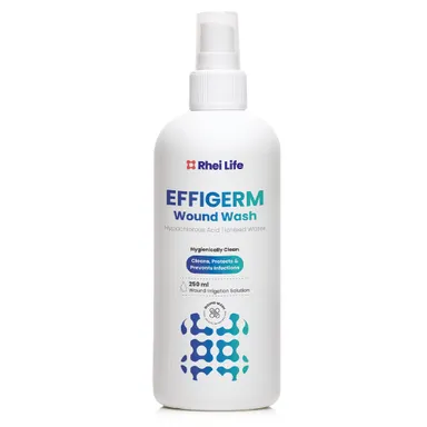 Effigerm, raztopina za izpiranje ran (250 ml)