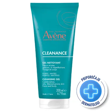 Avene Cleanance, gel za čiščenje (200 ml)
