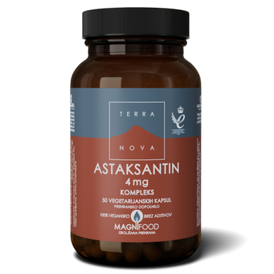 Astaksantin Kompleks 4 mg Terranova, kapsule (50 kapsul)