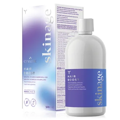 Yasenka Skinage Hair Boost, tekoče prehransko dopolnilo (500 ml)