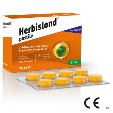 Herbisland Krka, pastile (24 pastil)