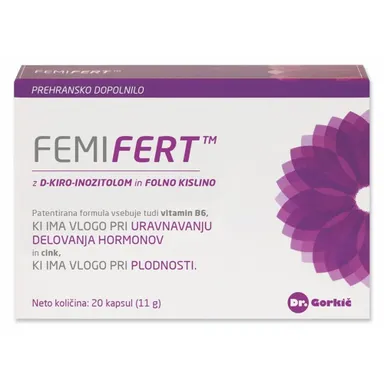 Femifert, kapsule (4 x 20 kapsul)