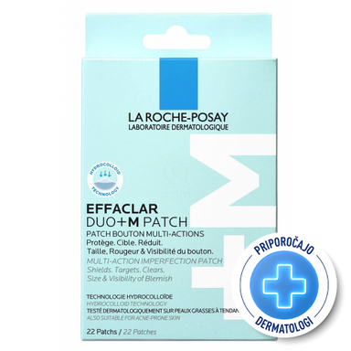 LRP Effaclar Duo+M, večnamenski obliži proti nepravilnostim (22 obližev)