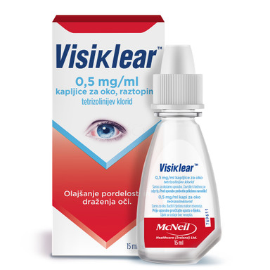 Visiklear 0,5 mg/ml, kapljice za oko raztopina (15 ml)