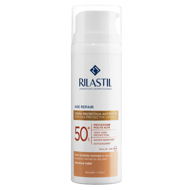 Rilastil Age Repair, obarvana krema za zaščito pred soncem - ZF50+ (50 ml)