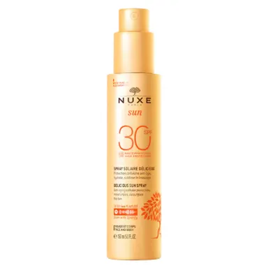 Nuxe Sun, pršilo za zaščito pred soncem za obraz in telo - ZF 30 (150 ml)