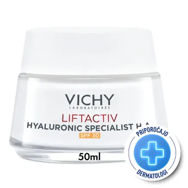 Vichy Liftactiv Hyaluronic Specialist H.A., intenzivna nega proti gubam in za učvrstitev kože - ZF30 (50 ml)