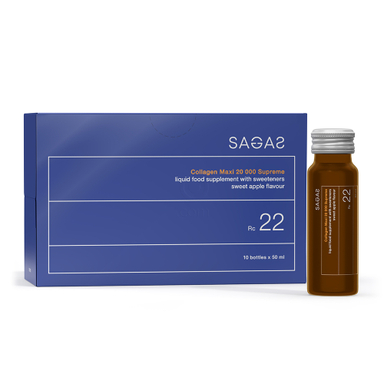 Sagas Collagen Maxi 20.000 Supreme Rc22, tekočina (10 x 50 ml)