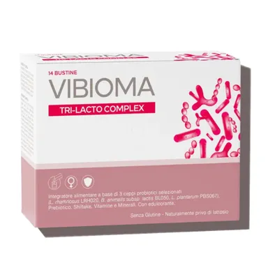Vibioma Vidermina Tri-Lacto Complex, vrečke (14 x 3 g (2 g + 1 g))
