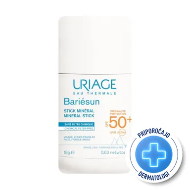 Uriage Bariesun, mineralni stik za zaščito pred soncem - ZF50+ (18 g)
