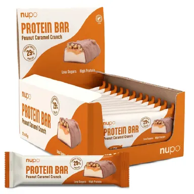Nupo, proteinska ploščica - Peanut Caramel Crunch (12 x 45 g)
