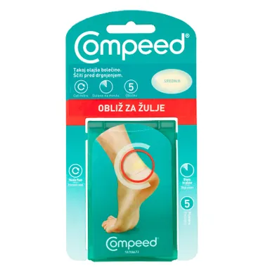 Compeed, obliži za žulje - srednji (5 obližev)