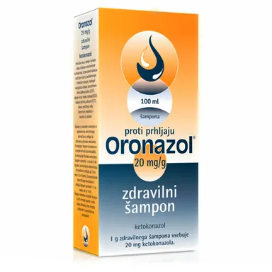 Oronazol 20 mg/g, zdravilni šampon (100 ml)