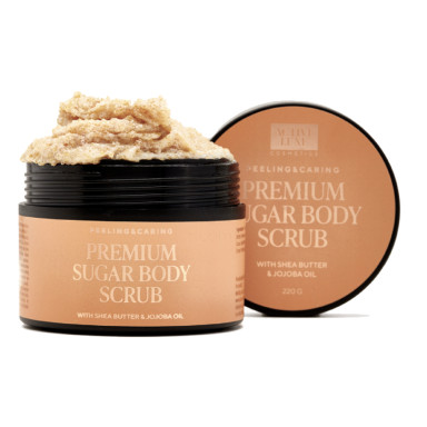 Active Luxe Premium, sladkorni piling za telo - čokolada in pomaranča (200 g)