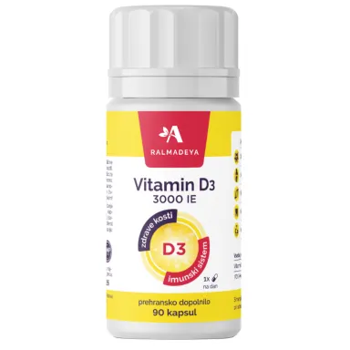 Ralmadeya Vitamin D 3000 IE, kapsule (90 kapsul)