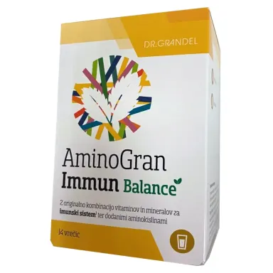 Aminogran Immun Balance, prašek za peroralno raztopino - vrečke (14 x 13 g)