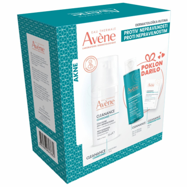 Avene Cleanance, paket proti nepravilnostim (100 ml + 30 ml + 2 ml)