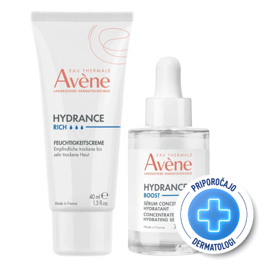 Avene, bogata rutina za vlaženje kože (40 ml + 30 ml)