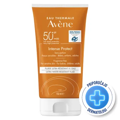 Avene Sun Intense Protect, zelo visoka zaščita pred soncem - ZF50+ (150 ml)