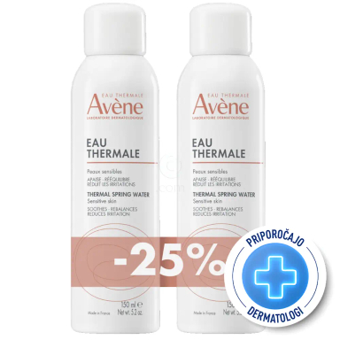 Avene termalna voda (2 x 150 ml)