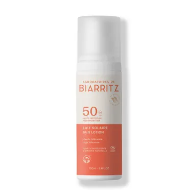 Biarritz BIO, mleko za zaščito pred soncem za obraz in telo - ZF50 (100 ml)